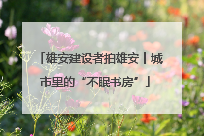 雄安建设者拍雄安丨城市里的“不眠书房”