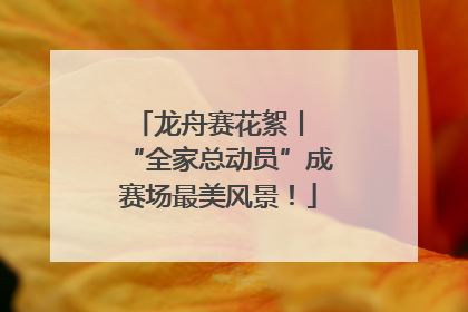 龙舟赛花絮丨 “全家总动员”成赛场最美风景！