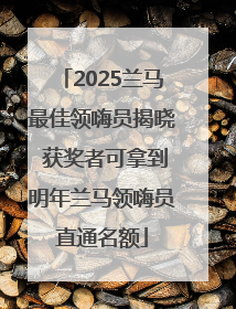 2025兰马最佳领嗨员揭晓 获奖者可拿到明年兰马领嗨员直通名额