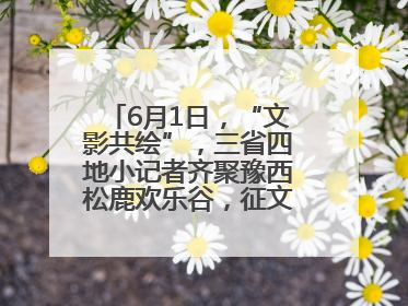 6月1日，“文影共绘”，三省四地小记者齐聚豫西松鹿欢乐谷，征文暨短视频大赛精彩启幕！