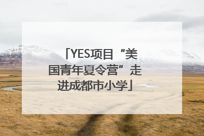 YES项目“美国青年夏令营”走进成都市小学